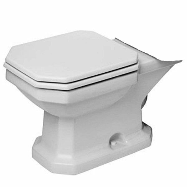 Duravit Two-Piece Toilet White Het/Gb, Siphon Jet White 2130010000
